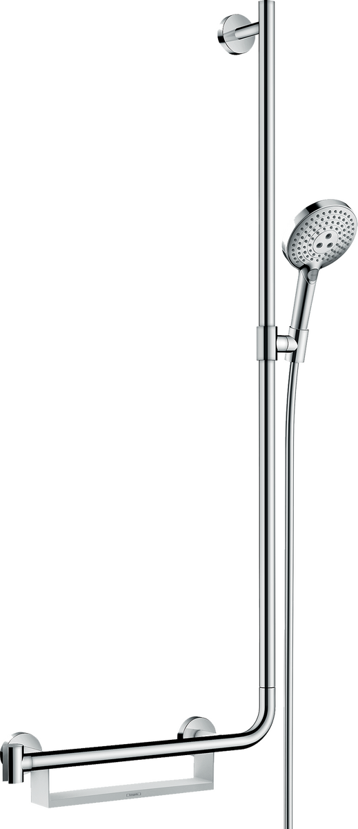 HANSGROHE Sprchový set Raindance Select S 120 3jet EcoSmart se sprchovou tyčí 110 cm vpravo #26327000