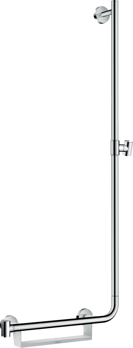 HANSGROHE Unica Sprchová tyč Comfort 110 cm pravá verze #26404400 - bílá/chrom
