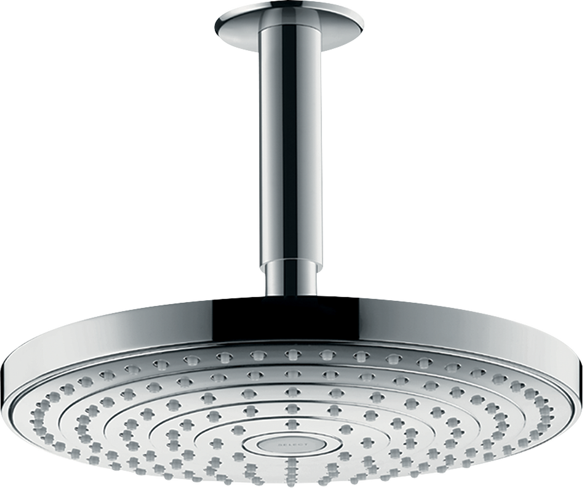 HANSGROHE Raindance Select S Horní sprcha 240 2jet EcoSmart s přívodem od stropu #26469000 - chrom