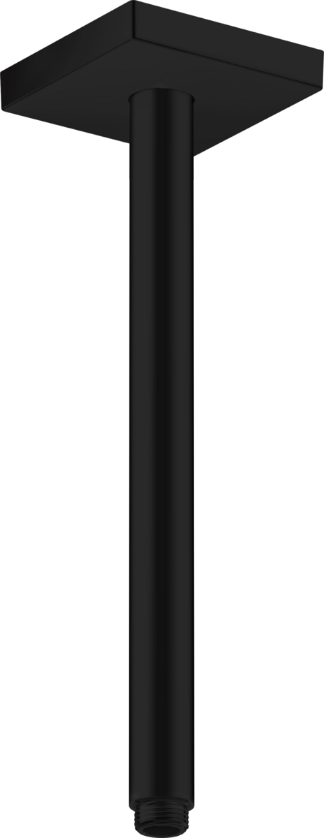 HANSGROHE AXOR ShowerSolutions Přívod od stropu 300 mm, hranatá verze #26438670 - matná černá