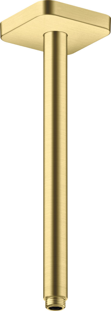 HANSGROHE AXOR Sprchové řešení stropní přípojka 300 mm softsquare #26966950 - Brushed Brass