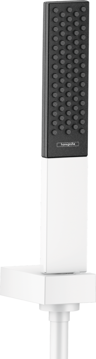 HANSGROHE Rainfinity Sada tyčové ruční sprchy 100 1jet se sprchovým držákem a sprchovou hadicí 125 cm #26857700 - matná bílá