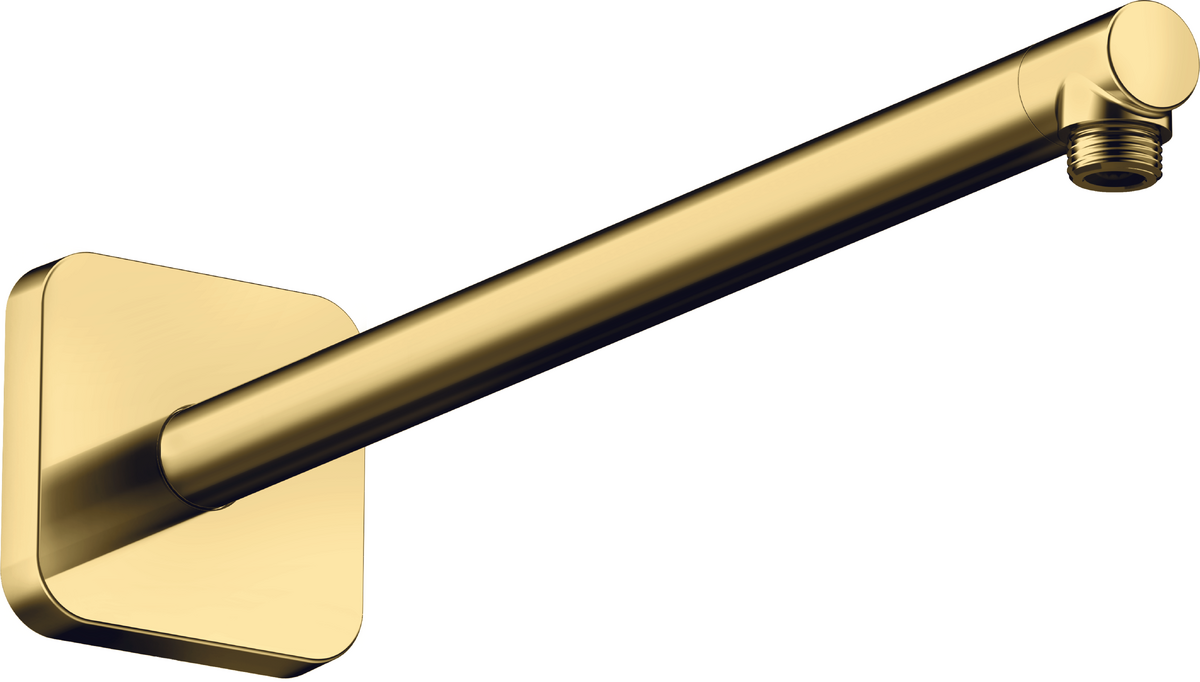 HANSGROHE Sprchové rameno AXOR ShowerSolutions 390 mm softsquare #26967990 - Polished Gold Optic