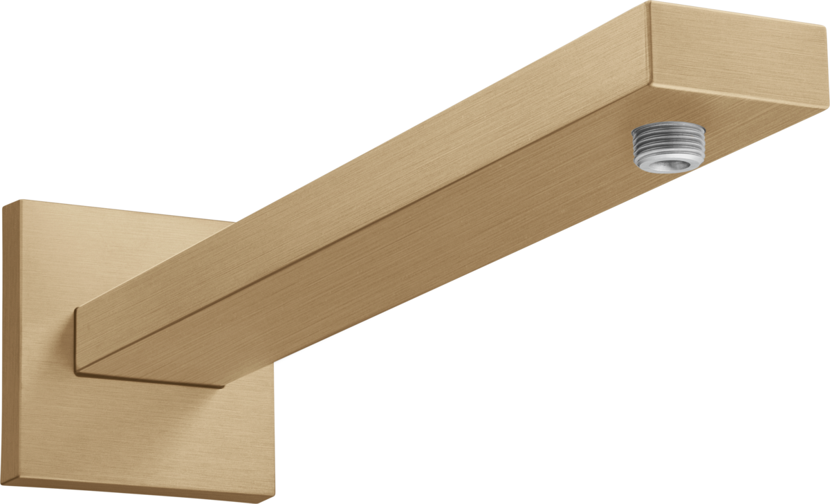 HANSGROHE Sprchové rameno E 39 cm, hranatá verze #27694140 - kartáčovaný bronz