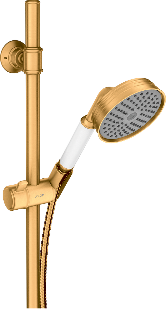 HANSGROHE Sprchový set AXOR Montreux 0,90 m s ruční sprchou 100 1jet #27982250 - Brushed Gold Optic