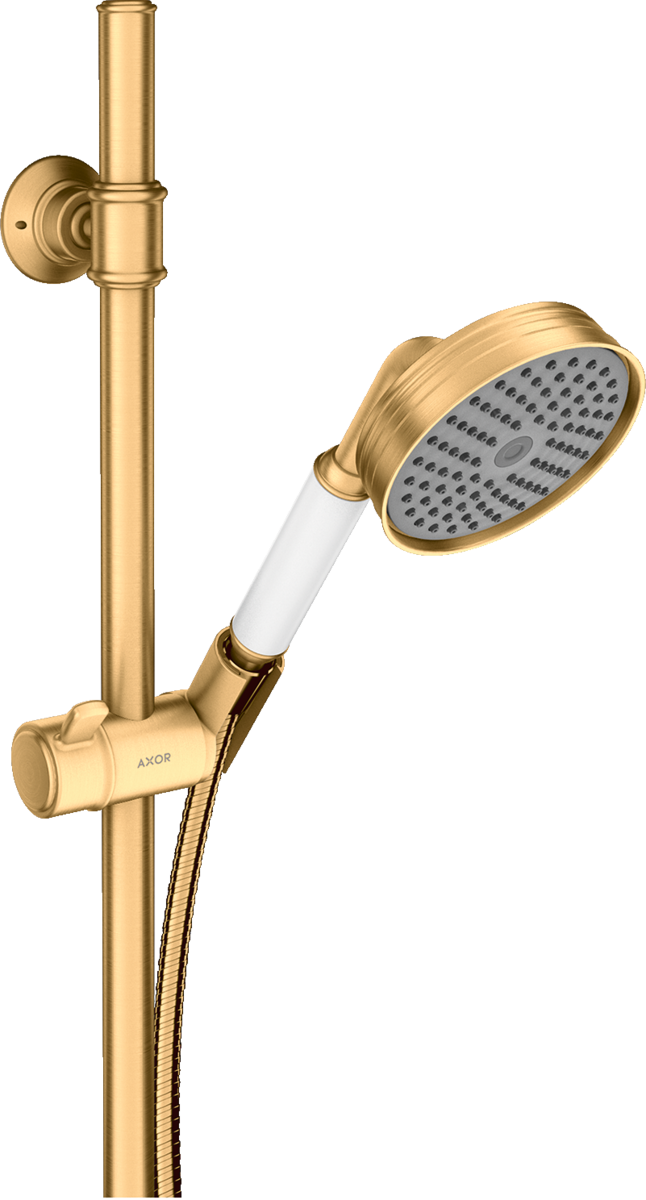 HANSGROHE AXOR Montreux sprchový set 0,90 m s ruční sprchou 100 1jet #27982950 - kartáčovaná mosaz