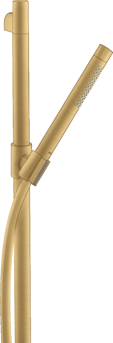 HANSGROHE Sprchová souprava AXOR Starck 0,90 m s tyčovou ruční sprchou se 2 tryskami #27980250 - Brushed Gold Optic