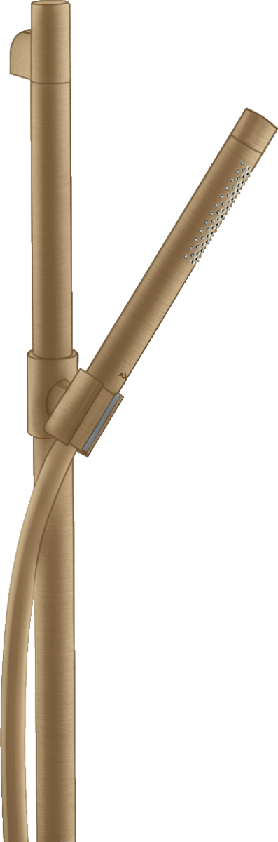 HANSGROHE AXOR Starck Sprchová sada 0,90 m s tyčovou ruční sprchou 2jet #27980140 - kartáčovaný bronz