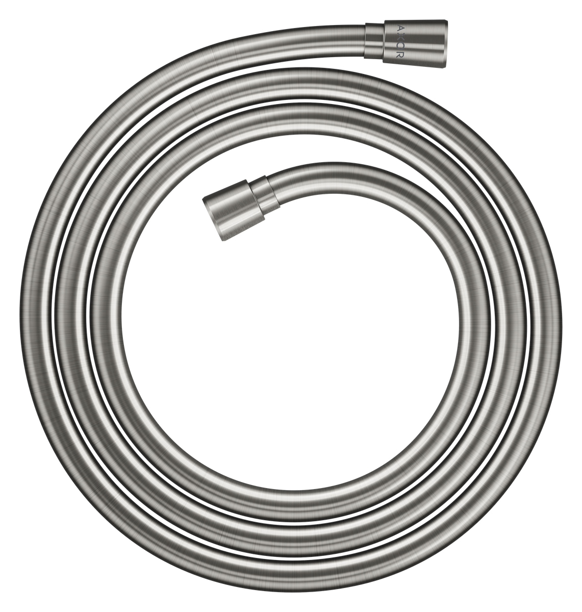 HANSGROHE Sprchová hadice AXOR ShowerSolutions s kovovým efektem 2,00 m s kónickými maticemi #28624800 - nerezová ocel Optic