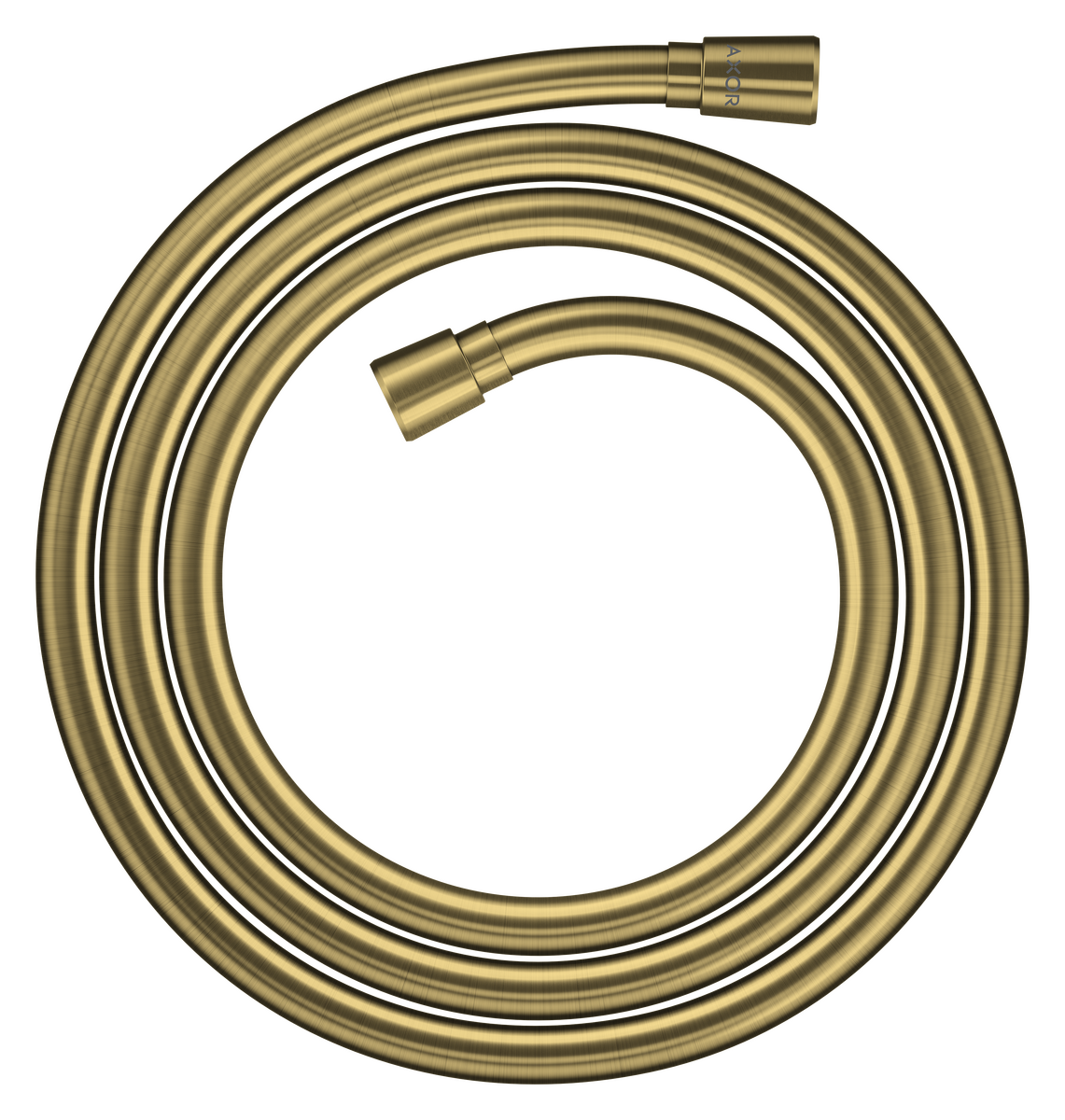 HANSGROHE Sprchová hadice AXOR ShowerSolutions s kovovým efektem 2,00 m s kónickými maticemi #28624250 - Brushed Gold Optic