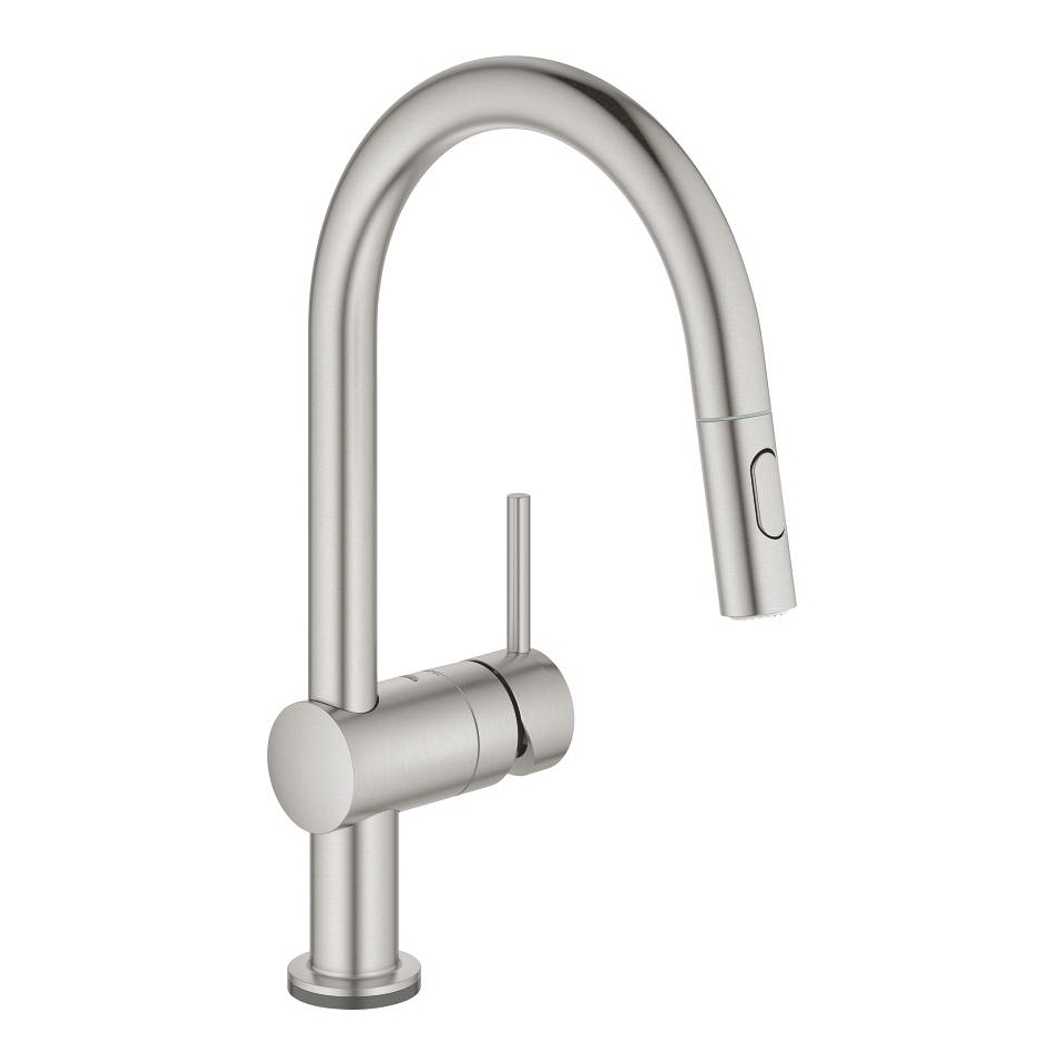 GROHE Minta Touch Elektronická páková dřezová baterie DN 15 SuperSteel #31358DC2