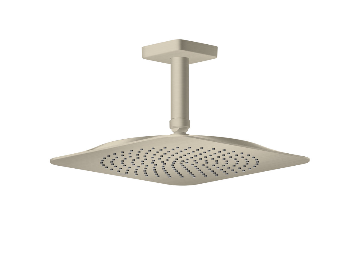 HANSGROHE AXOR Citterio C Horní sprcha 270/270 1jet s přívodem od stropu #28792820 - kartáčovaný nikl
