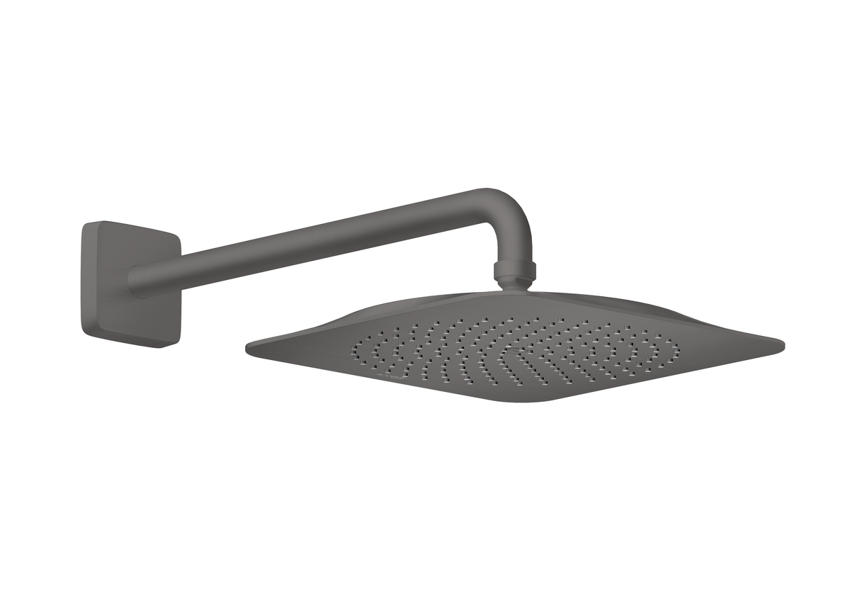 HANSGROHE AXOR Citterio C Horní sprcha 270/270 1jet EcoSmart se sprchovým ramenem #28791340 - kartáčovaný černý chrom