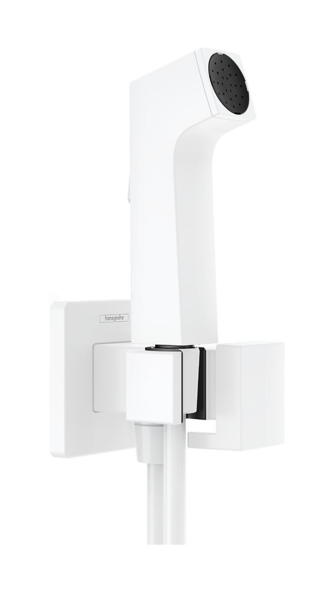 HANSGROHE Bidette ruční sprcha 1jet E EcoSmart na studenou vodu s držákem sprchy a sprchovou hadicí 125 cm #29231700 - matná bílá