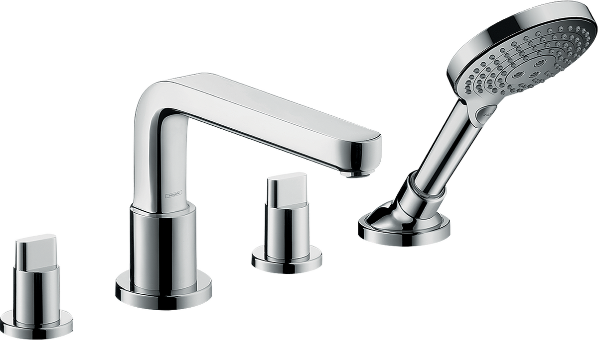 HANSGROHE Metris S 4-otvorová vanová okrajová baterie s výtokem 22 cm #31447000