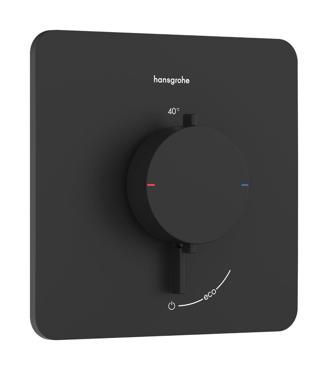HANSGROHE Ecostat Comfort Q Termostat pod omítku pro 1 spotřebič #33712670 - matná černá