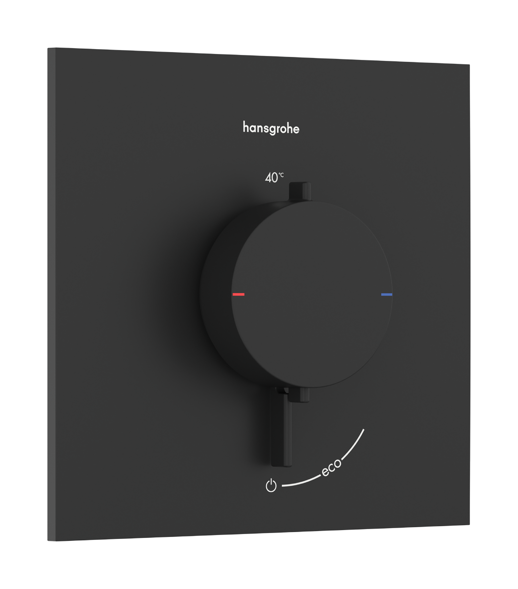 HANSGROHE Ecostat Comfort E Termostat pod omítku pro 1 spotřebič #33710670 - matná černá