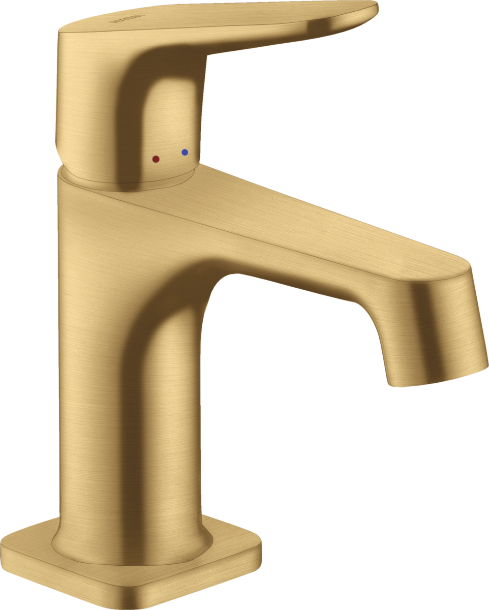 HANSGROHE AXOR Citterio M jednopáková umyvadlová baterie 70 pro umyvadlo s výsuvným odpadem #34016250 - Brushed Gold Optic