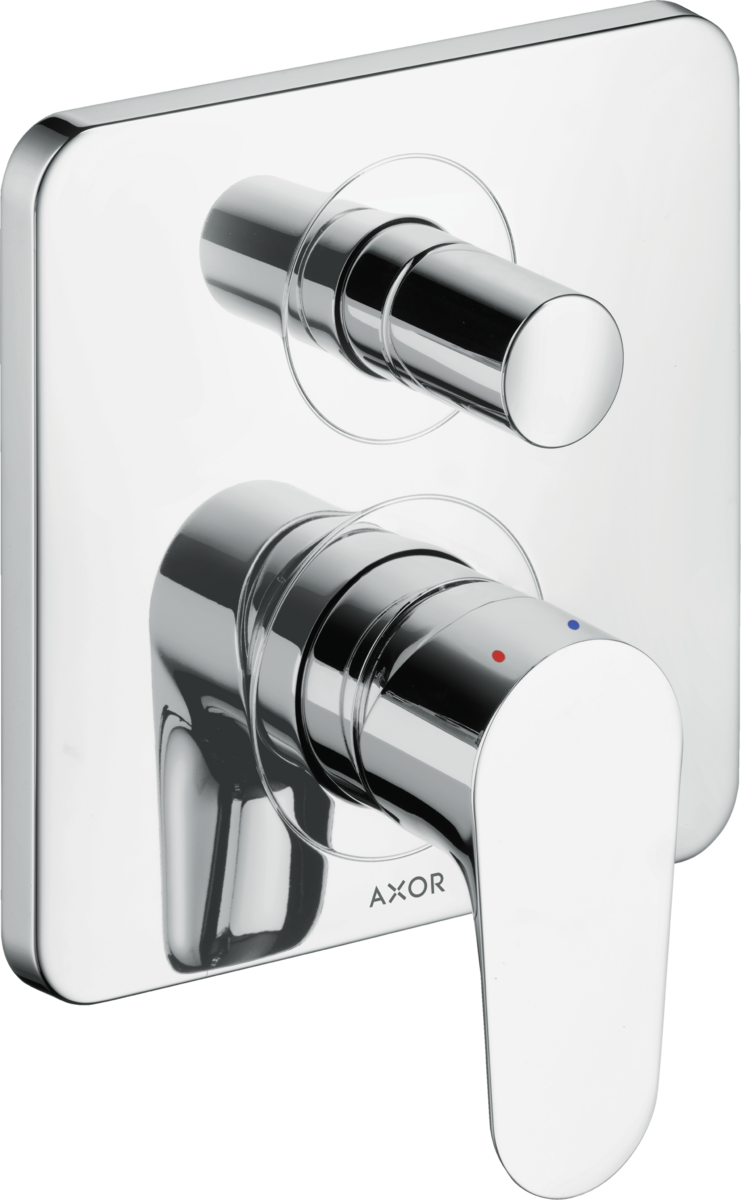 HANSGROHE AXOR Citterio M podomítková jednopáková vanová baterie s integrovanou bezpečnostní kombinací podle EN1717 #34427000 - Chrom