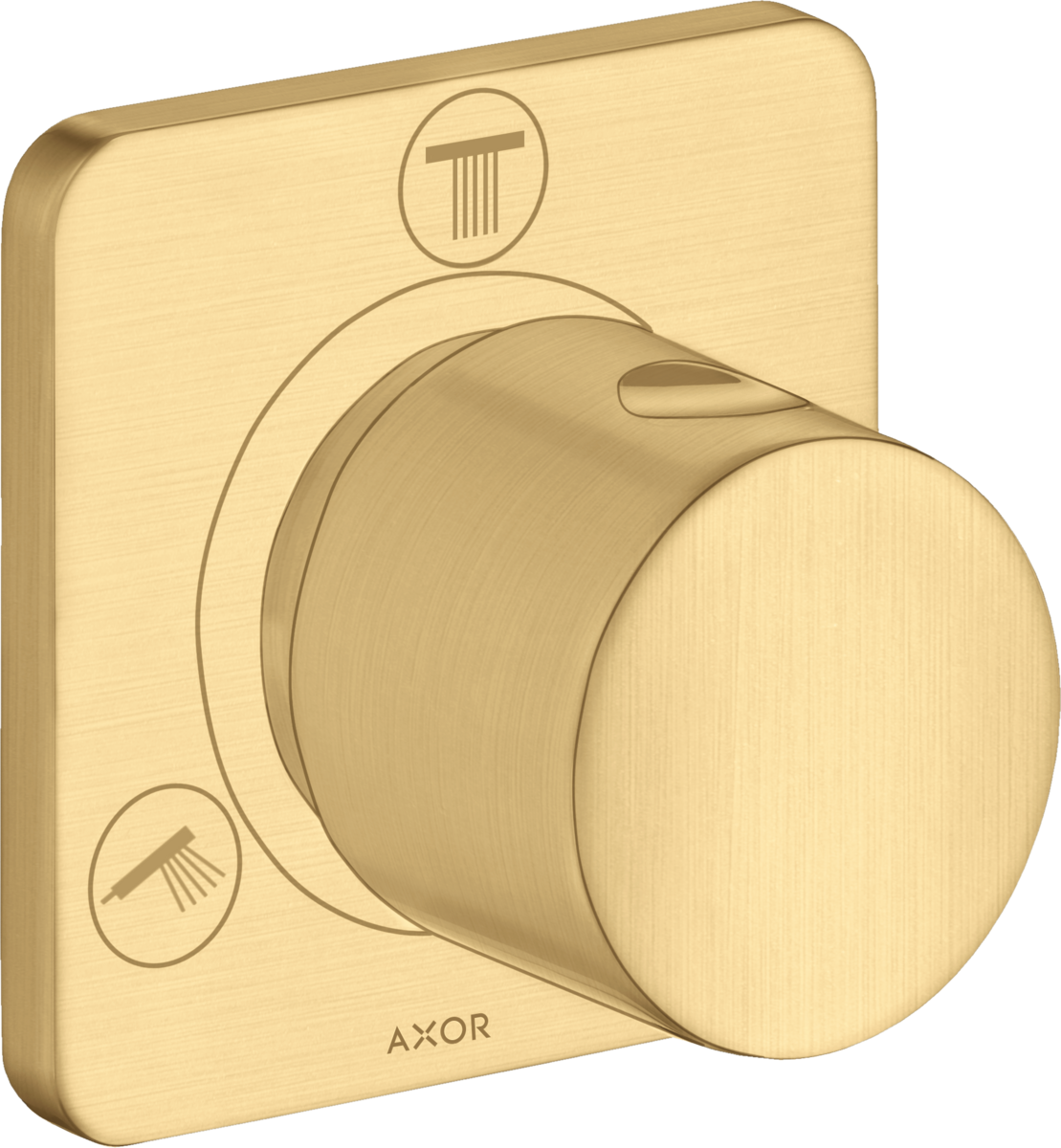 HANSGROHE AXOR Citterio M odpadní a přepouštěcí ventil Trio/ Quattro skrytý #34920250 - Brushed Gold Optic