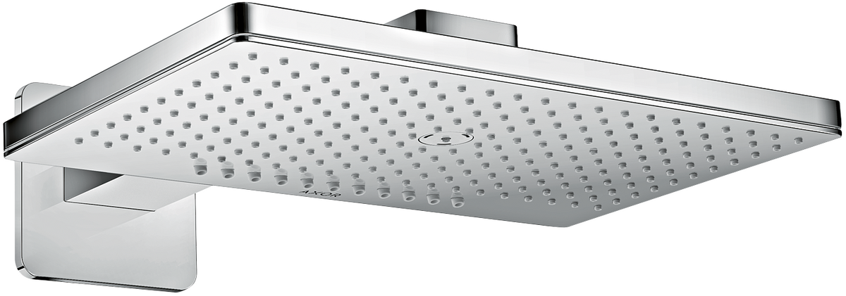 HANSGROHE Sprchová hlavice AXOR ShowerSolutions 460/300 2jet se sprchovým ramenem a softsquare rozetou #35275000 - chrom