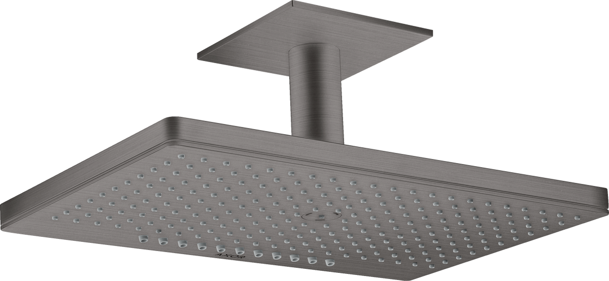 HANSGROHE AXOR ShowerSolutions horní sprcha 460/300 2jet s připojením ke stropu #35279340 - Brushed Black Chrome