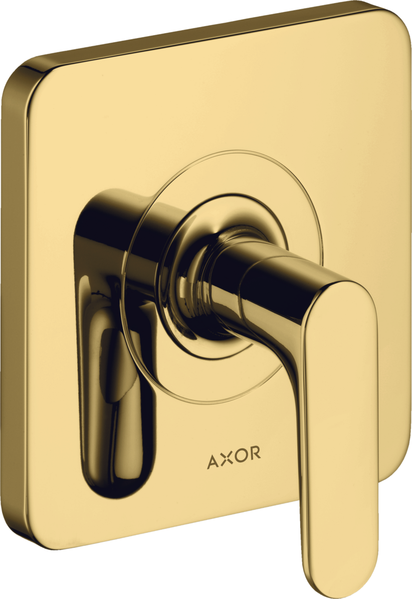 HANSGROHE Skrytý uzavírací ventil AXOR Citterio M s pákovou rukojetí #34960990 - Polished Gold Optic
