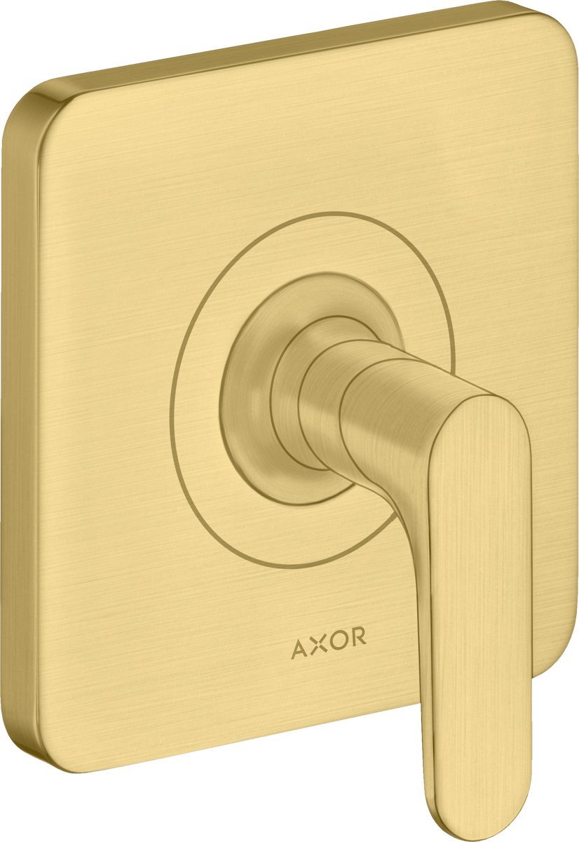 HANSGROHE Skrytý uzavírací ventil AXOR Citterio M s pákovou rukojetí #34960250 - Brushed Gold Optic