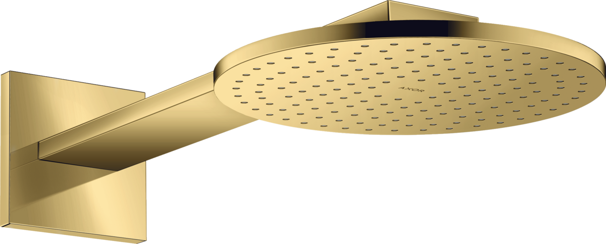 HANSGROHE AXOR ShowerSolutions horní sprcha 250 1jet se sprchovým ramenem #35284990 - Polished Gold Optic
