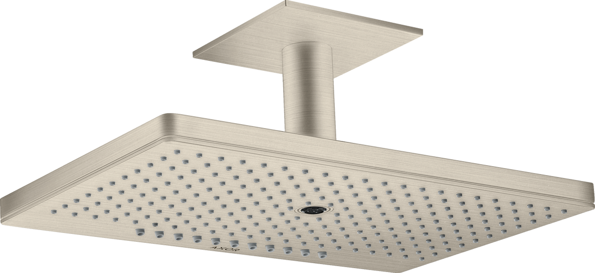 HANSGROHE Sprchová hlavice AXOR ShowerSolutions 460/300 3jet s připojením ke stropu #35281820 - kartáčovaný nikl