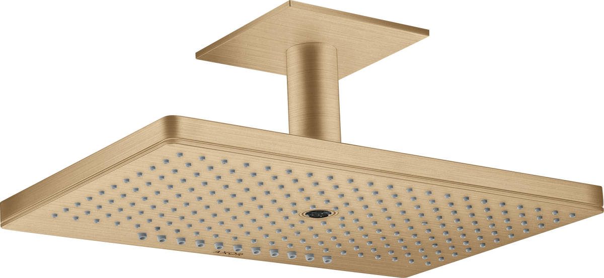 HANSGROHE Sprchová hlavice AXOR ShowerSolutions 460/300 3jet s připojením ke stropu #35281140 - Brushed Bronze