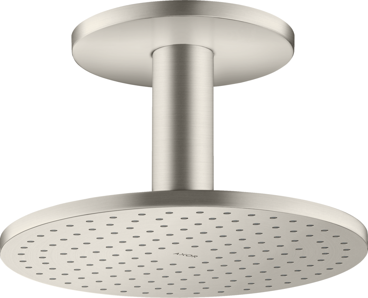 HANSGROHE AXOR ShowerSolutions horní sprcha 250 1jet se stropním připojením #35286800 - nerezová ocel Optic