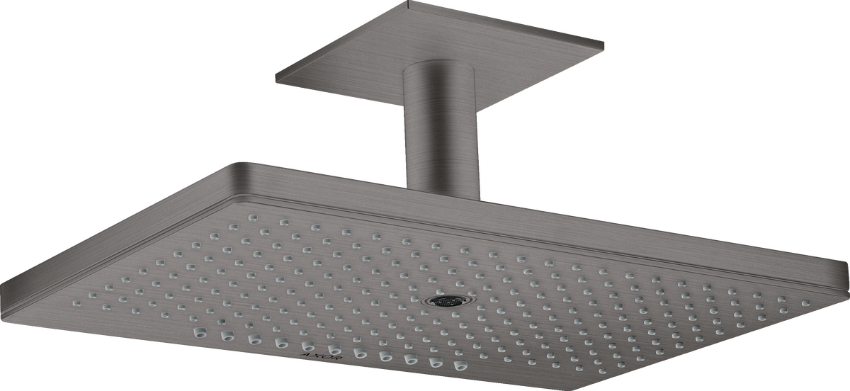 HANSGROHE AXOR ShowerSolutions horní sprcha 460/300 3jet s připojením ke stropu #35281340 - Brushed Black Chrome