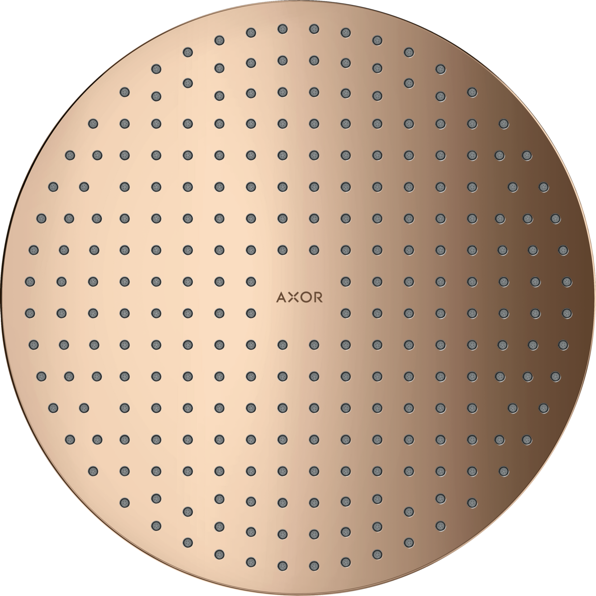 HANSGROHE Sprchová hlavice AXOR ShowerSolutions 300 2jet integrovaná do stropu #35305300 - Polished Red Gold
