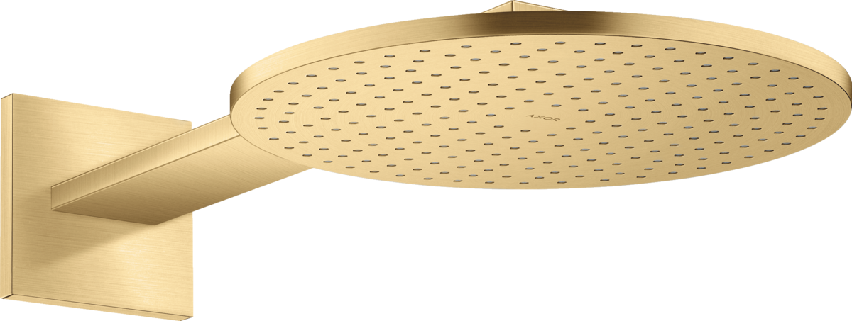 HANSGROHE AXOR ShowerSolutions horní sprcha 300 1jet se sprchovým ramenem #35300250 - Brushed Gold Optic