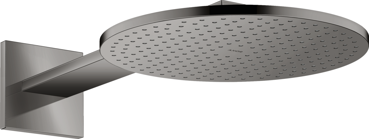 HANSGROHE AXOR ShowerSolutions horní sprcha 300 1jet se sprchovým ramenem #35300330 - Leštěný černý chrom