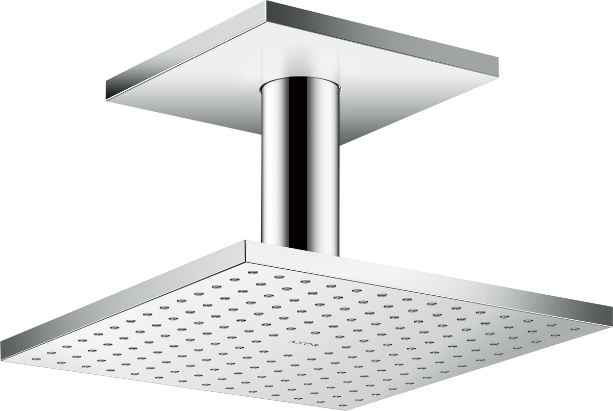 HANSGROHE AXOR ShowerSolutions Horní sprcha 250/250 1jet s přívodem od stropu #35308000 - chrom
