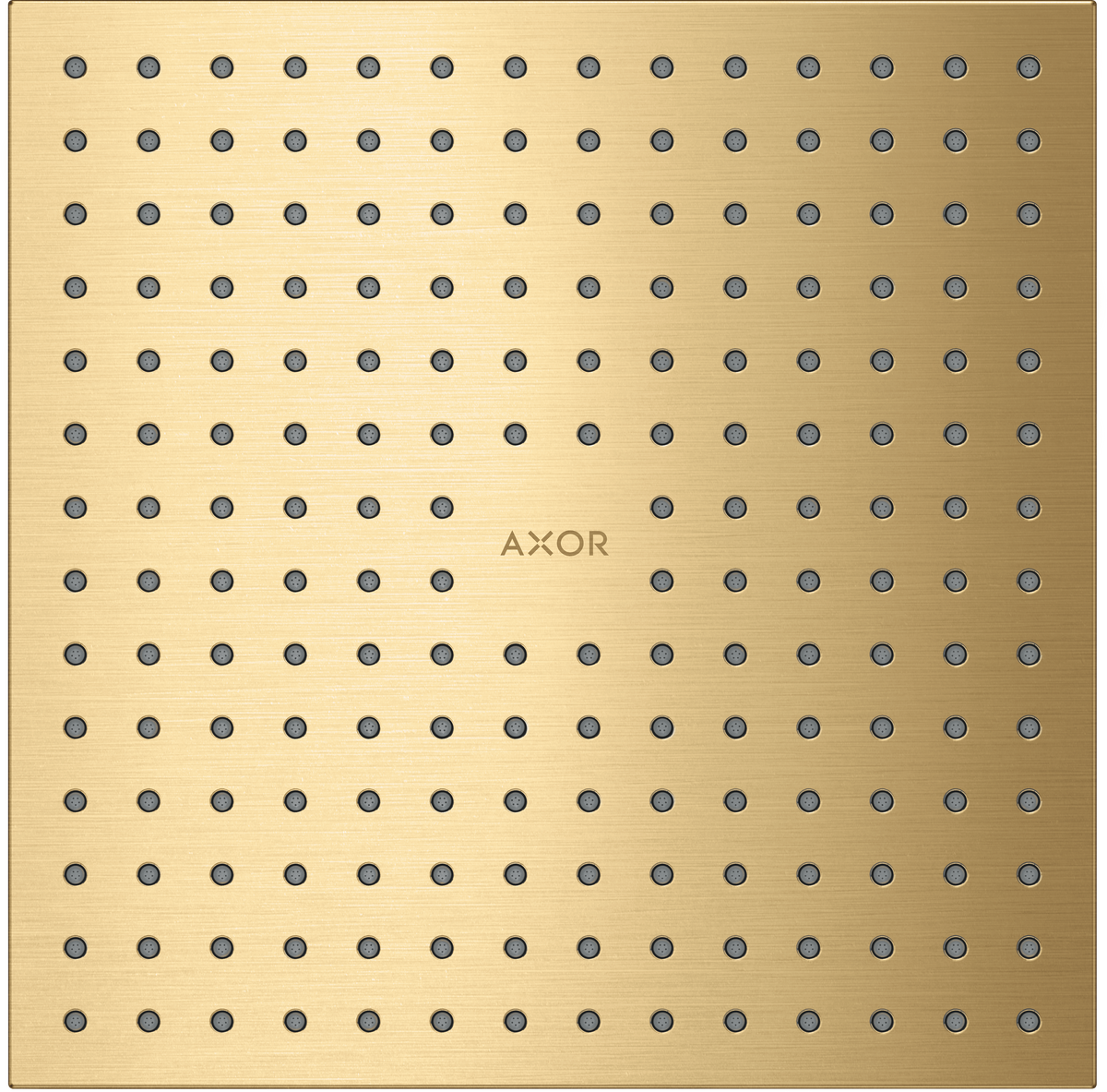 HANSGROHE Sprchová hlavice AXOR ShowerSolutions 250/250 s 1 proudem integrovaná do stropu #35309250 - Brushed Gold Optic
