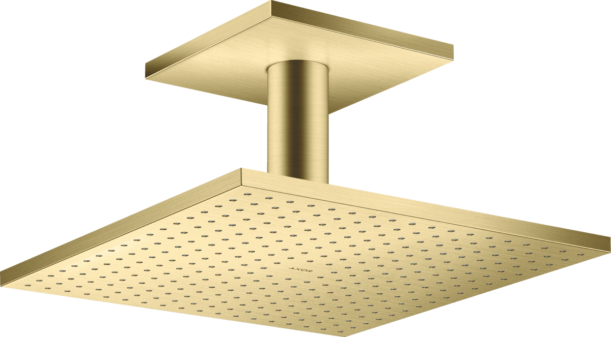 HANSGROHE Sprchová hlavice AXOR ShowerSolutions 300/300 1jet s připojením ke stropu #35316950 - Brushed Brass