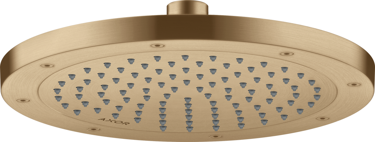 HANSGROHE Sprchová hlavice AXOR ShowerSolutions 245 1jet EcoSmart #35381140 - Brushed Bronze