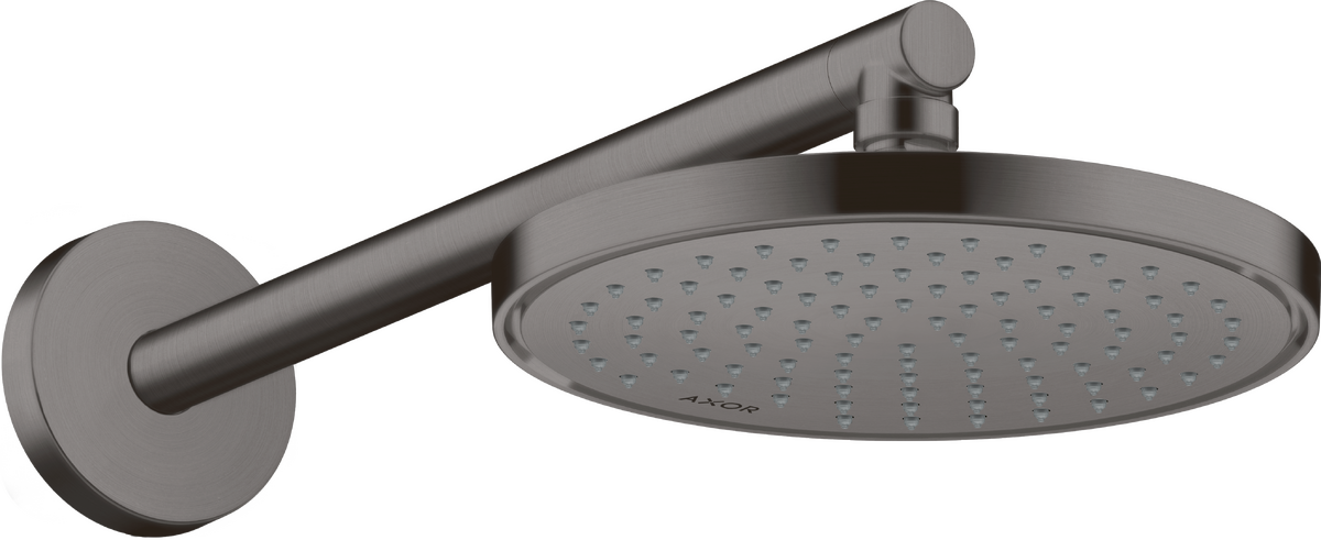 HANSGROHE AXOR ShowerSolutions Horní sprcha 220 1jet EcoSmart #35383340 - kartáčovaný černý chrom