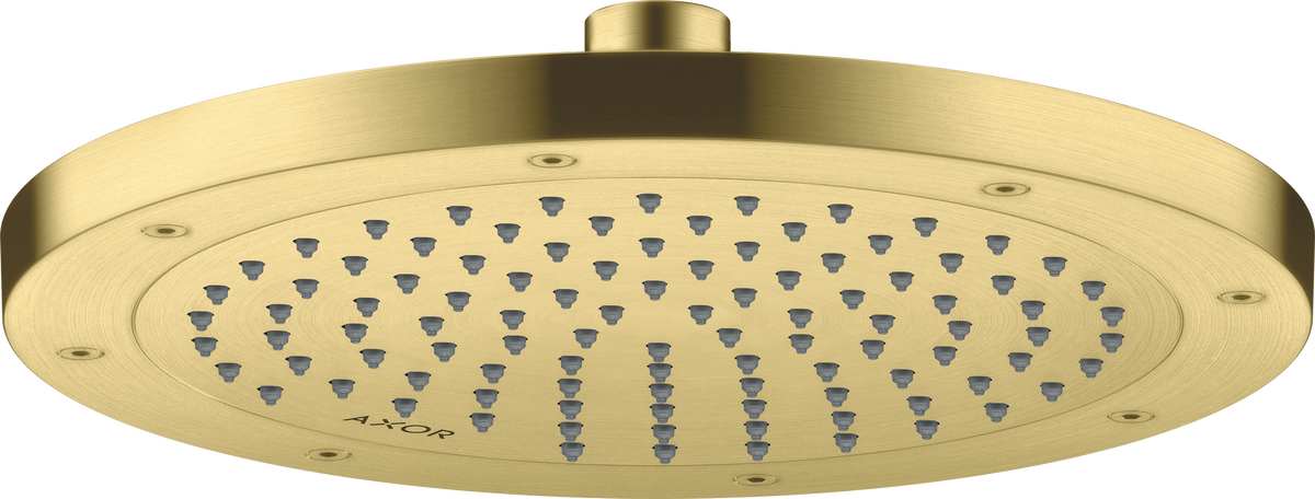 HANSGROHE Sprchová hlavice AXOR ShowerSolutions 245 1jet EcoSmart #35381950 - Brushed Brass