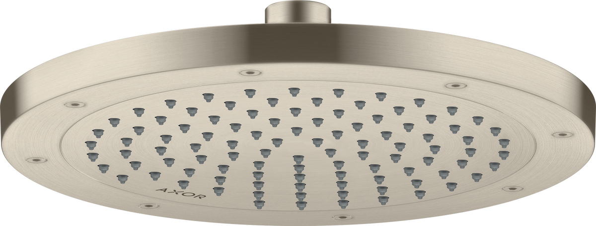 HANSGROHE Sprchová hlavice AXOR ShowerSolutions 245 1jet EcoSmart+ #35389820 - kartáčovaný nikl