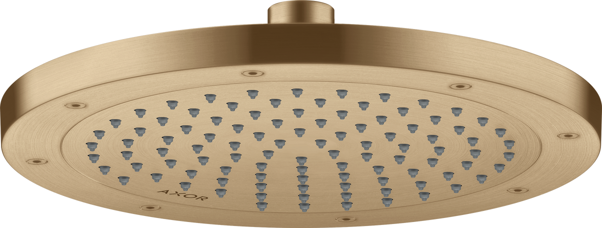 HANSGROHE Sprchová hlavice AXOR ShowerSolutions 245 1jet EcoSmart+ #35389140 - Brushed Bronze
