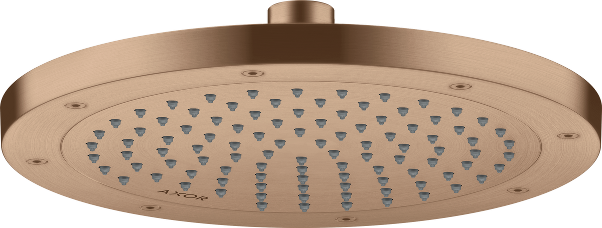 HANSGROHE Sprchová hlavice AXOR ShowerSolutions 245 1jet EcoSmart+ #35389310 - Brushed Red Gold