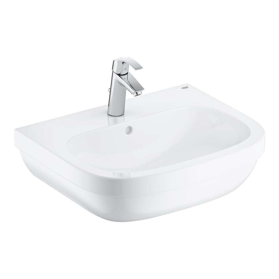 GROHE Euro Ceramic Sada umyvadlo 60 + umyvadlová baterie Eurosmart alpská bílá #39641000