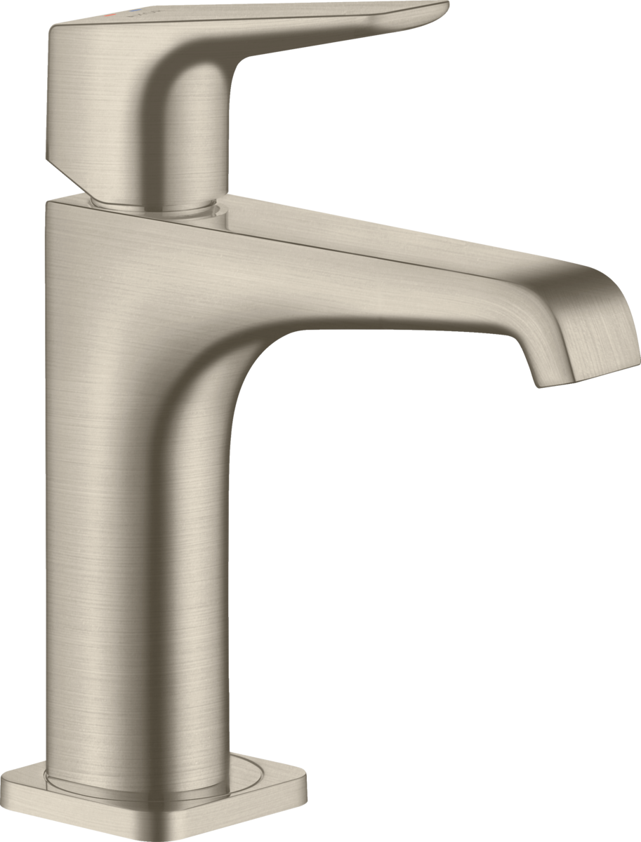 HANSGROHE Jednopáková umyvadlová baterie AXOR Citterio E 130 s pákovým ramínkem a výsuvným odpadem #36111820 - kartáčovaný nikl