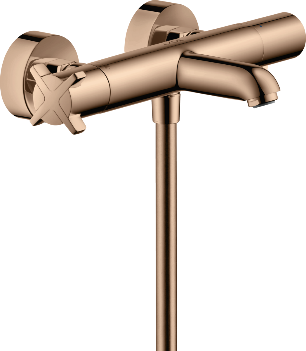 HANSGROHE AXOR Citterio E Povrchový termostat do vany #36140300 - Leštěné červené zlato
