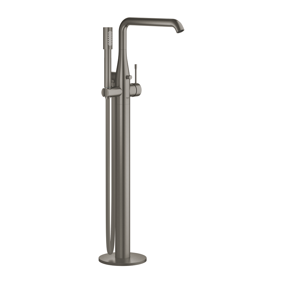 GROHE Essence Páková vanová baterie, DN 15, montáž do podlahy kartáčovaný Hard Graphite #23491AL1