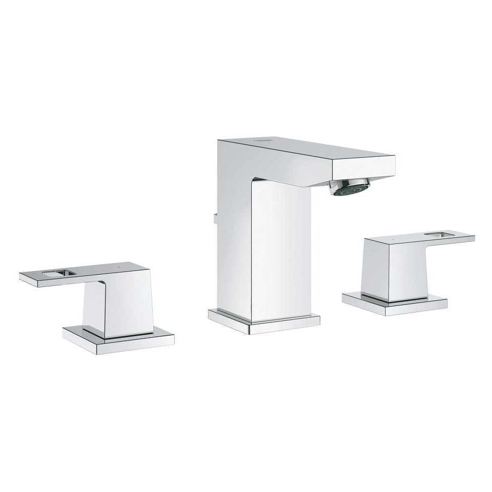 GROHE Eurocube Umyvadlová tříotvorová baterie, DN 15 velikost S Chrom #20351000